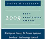 Frost & Sullivan Best Practise Award 2009 Logo