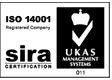 ISO 14001 & UKAS (Sira) Logo