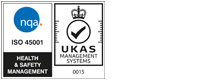 ISO 45001 - Occupational Health and Safety (UKAS) Logo