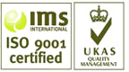 ISO 9001 IMS International UKAS Logo