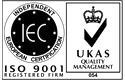 ISO 9001 & UKAS (IEC) Logo