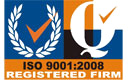 ISO 9001:2008 (Registered Firm) Logo