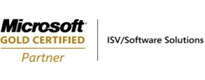 Microsoft Gold Certified Partner - ISV/Software Solutions Logo