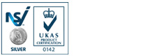 NSI Silver & UKAS Product Certification Logo