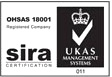 OHSAS 18001 & UKAS (Sira) Logo