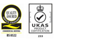 Quality Assured UKAS Product Certification Logo